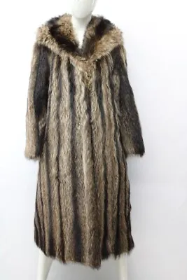 Mint Raccoon Racoon Fur Coat Jacket Women Woman Size 4-6 Small • $225