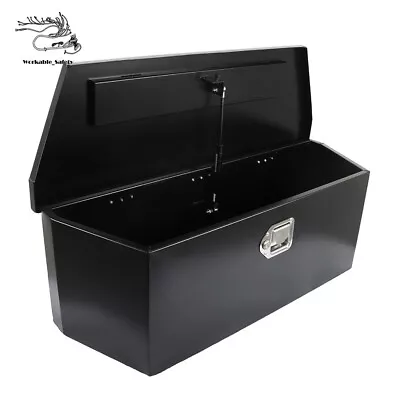 Black Trailer Tongue Steel Tool Box 35'' X 12.2'' X 11.8''  Capacity: 2.31cu.ft. • $96.11