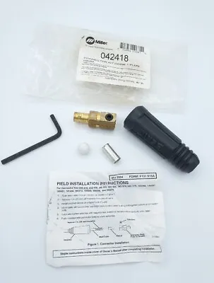 *NEW* Miller 042418 Connector Kit Dinse 1 Plug 50MM • $57.95