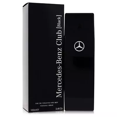 Club Black Cologne By Mercedes Benz 3.4 Oz/100ml Eau De Toilette Spray For Men • $78.66