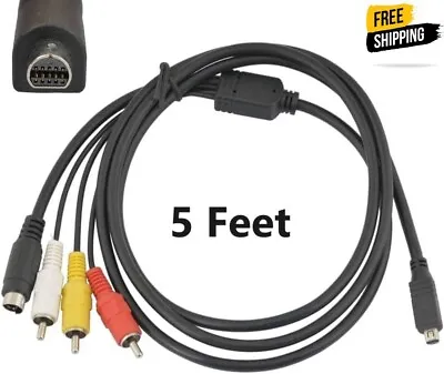 Audio Video S-Video To RCA Cable For Sony Handycam Mini DV Camcorder • $6.99