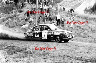 £4 • Buy Stig Blomqvist & Arne Hertz Saab 96 V4 1000 Lakes Rally 1973 Photograph 1