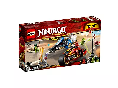 Lego - Ninjago - Kai's Blade Cycle & Zane's Snowmobile 70667 • $54.99