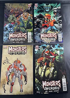 Monsters Unleashed #1-4 • $15