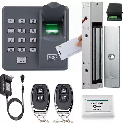 ZKTeco X6 Door Access Control System Biometric Fingerprint W/ Remote Control Kit • £107.99