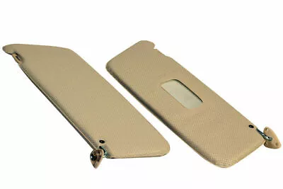 Mercedes W108 280 S 280 Se Sunvisor Interior Sun Visor Mirror Cream Color Pair • $122.16