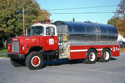 Fire Apparatus Slide- Campbelltown PA Fire Company Mack Tanker 2-1 • $5