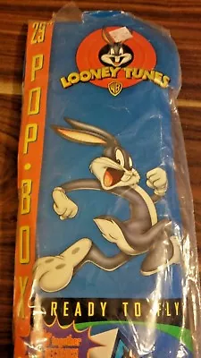  Looney Tunes Bugs & Characters Pop-box Kite Vintage 1998 Spectra Star 29”  • $18