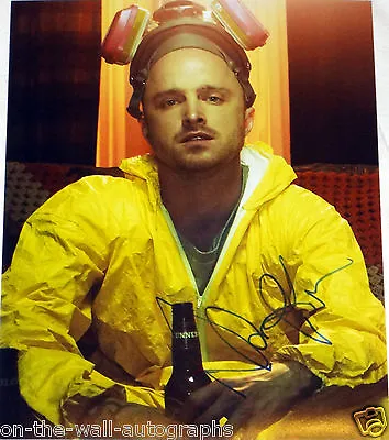 Breaking Bad Aaron Paul Jesse Pinkman Hand Signed 11x14 Photo! W/proof +c.o.a.! • $349.99