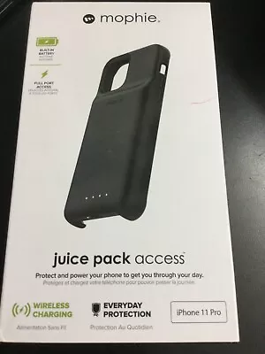 Mophie Juice Pack Access 2000mAh Wireless Battery Case For IPhone 11 Pro 0120 • $15