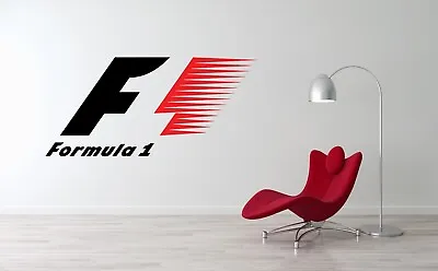 Formula 1 F1 Wall Decal Logo Car Racing Art Mural Vinyl Sticker • $69.95