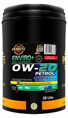 $202.95 • Buy Penrite Enviro+ 0W-20 Engine Oil 20L