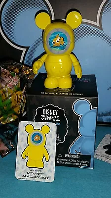 DISNEY VINYLMATION 3  Set 4 Park Finding Nemo Voyage Submarine W Box Foil & Card • $12.99