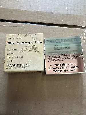 Erie Scientific Microscope Slides Plain Open Box • $7