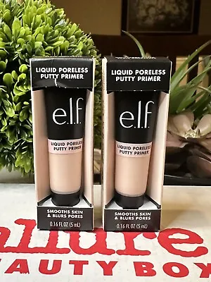 ELF E.L.F Liquid Poreless Putty Primer Universal Sheer Travel Mini 5ml X 2 • $10.88