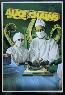 $88.37 • Buy Alice In Chains Concert Poster 2009 F-1025 Fillmore