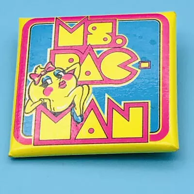 Vintage 1981 Ms Pac-Man Video Game Pin Button Pinback • $9.99