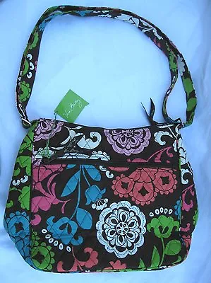 Vera Bradley Moms Day Out Lola Brown Floral Baby Cross Body Bag Tote Retired NWT • $67.99