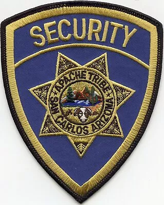 SAN CARLOS ARIZONA AZ APACHE INDIAN TRIBE TRIBAL SECURITY Police PATCH • $9.99