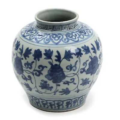 A Chinese Blue And White Porcelain Jar Late Ming Dynasty Early 17th Century • $3600