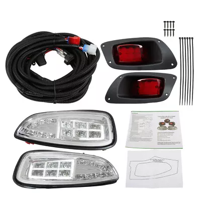 For EZGO RXV Golf Cart 2016+ LED Light Kit LED Headlights / LED Tail Lights • $64