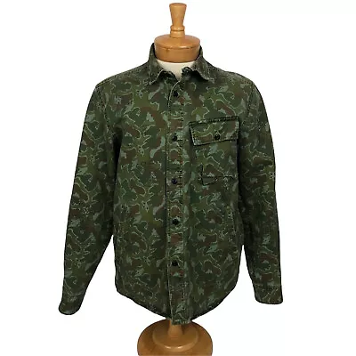 $15 • Buy H & M L.O.G.G. LABEL OF GRADED GOODS Men’s Button Shirt Medium Camouflage