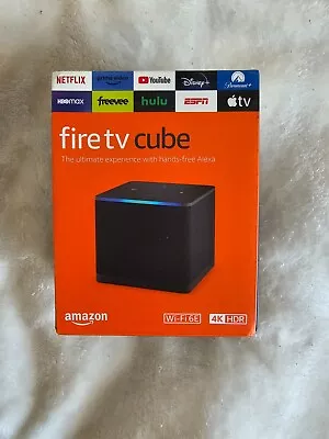 Amazon Fire TV Cube - Newest Model - Smart Home Wi-Fi 6E 4K Ultra HD -New Sealed • $115