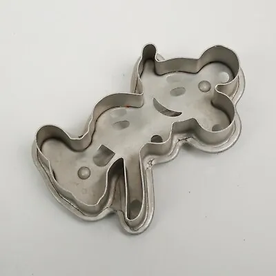 Vintage Mickey Mouse Cookie Cutter Metal Bent Handle • $12.95