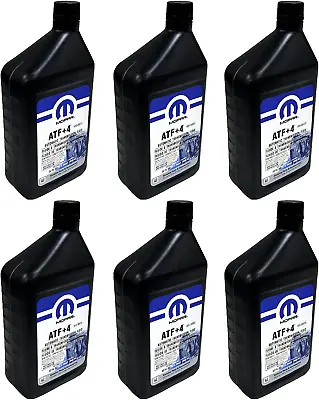 Mopar 68218057AB ATF+4 Automatic Transmission Fluid 1 Quart 6 Pack • $54.99