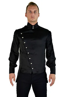 Shrine Empire Satin Gothic Vampire Steampunk Edwardian Victorian Jacket Shirt • $119.99