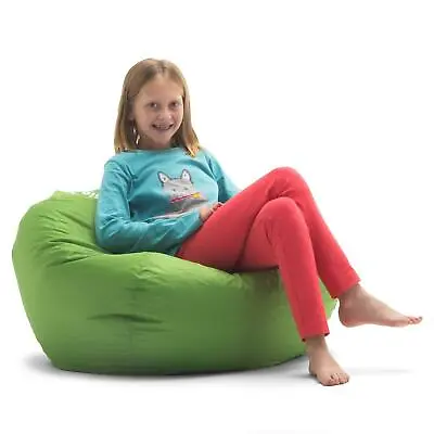 $52.02 • Buy Classic Bean Bag Chair Cozy Lounger Gaming Seat Indoor SmartMax Fabric Green KID
