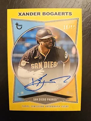 2023 Xander Bogaerts Auto /50 Gold Topps Brooklyn Collection #AC-XB Padres • $85