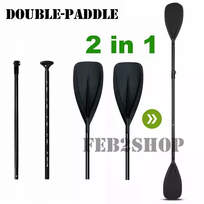 Premium SUP Double-Paddle Dual Oar Stand Up Kayak Canoe Boards • $67.95