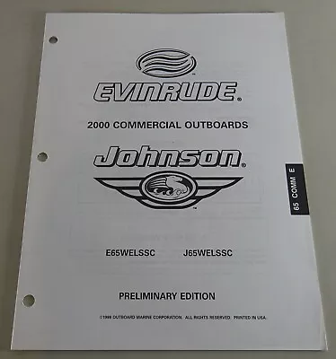 Parts Catalog Johnson Evinrude Outboard E65WELSSC | J65WELSSC Stand 2000 • $21.18