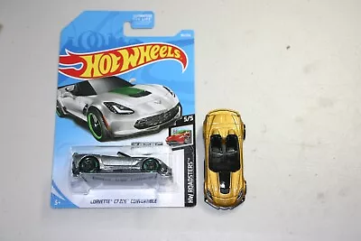 Hot Wheels Corvette C7 Z06 Convertible Zamac + Multipack Exclusive • $4