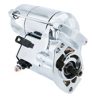 Starter For Harley Davidson 1340cc 1450cc 1989-Up Chrome 2.7HP High Torque • $163.73