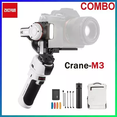 Zhiyun Crane M3 Combo - 3 Axis Camera Gimbal With Tripod Plus Phone Mount & Easy • $525