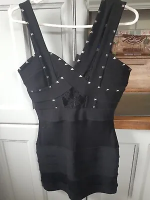 £7 • Buy Top Shop Dress Up Embellished Body Con Dress Size 10