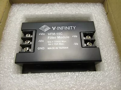 $25 • Buy V-infinity Vfm-15c Filter Module 75VDC 15A [2*P-25]