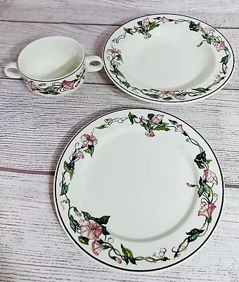 Villeroy Boch Palermo Vitro Porcelain Soup Bowls Salad Plate 3 Pc. Replacement • $27.99