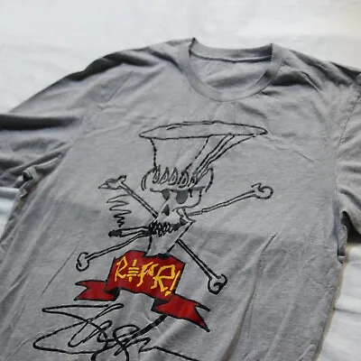 Slash Band Tee Skully Skull R&FNR Signature Sketch Skull Top Hat Merch T Shirt • $19.98