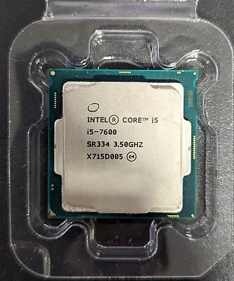 INTEL Core I5-7600 3.5Ghz SR334 DESKTOP PC COMPUTER CPU SOCKET LGA1151 TESTED • $59