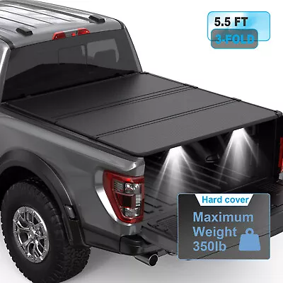 5.5FT Hard Tonneau Cover Tri-Fold For 2004-2008 Ford F-150 Truck Bed Cover • $365.79