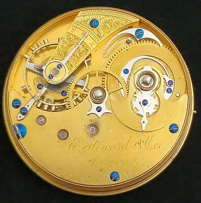 Minty 1869 E. Howard Series III 15 Jewel N Size Pocket Watch Movement / ¾ Plate • $4.25