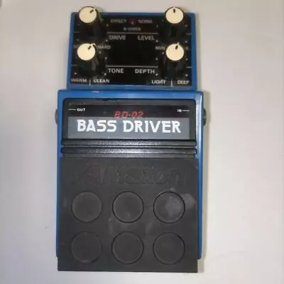 Maxon BD-02 Blues Bass Driver Effect Pedal [Very Good] • $109.99