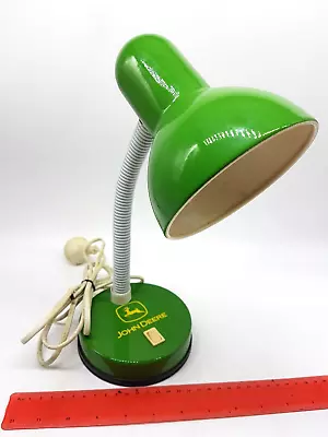 Green John Deere Posable Desk Lamp Vintage Retro Style Light • $79.95