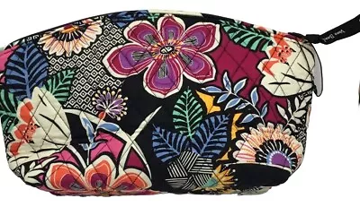 Vera Bradley Grand Travel Cosmetic Makeup Bag Kauai Floral Exact One • $8.63