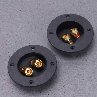 £5.34 • Buy 2pcs Speaker Binding Post Speaker Box Terminal Plates