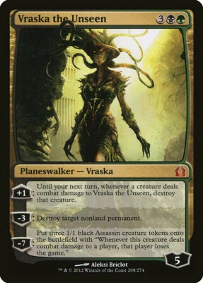 $3.64 • Buy 1x Vraska The Unseen  - NM English MTG - Return To Ravnica