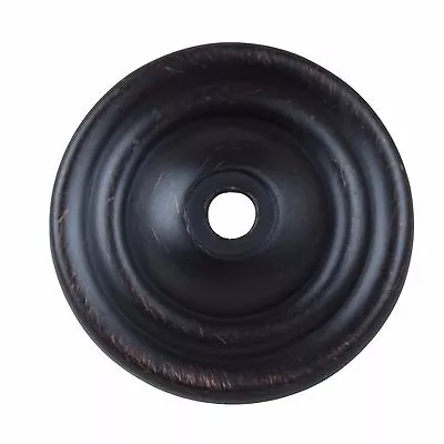 GlideRite 1-1/2  Thin Rounded Cabinet Backplate Oil Rubbed Bronze - 5061-ORB-1 • $3.49